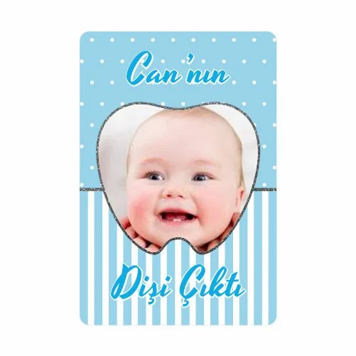 Diş Buğdayı Temalı Doğum Günü Magneti